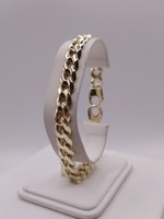  14KT YELLOW GOLD 9" CURB LINK BRACELET