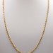  18KT YELLOW GOLD 20" DIAMOND CUT ROPE LINK CHAIN