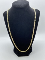 14KY Gold Rope 26" 3.9mm Rope Chain