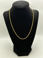 24kt Necklace curb chain
