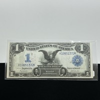  1899 $1 BLUE SEAL SILVER CERTIFICATE "BLACK EAGLE"