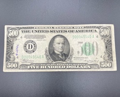  1934A $500 Federal Reserve note
