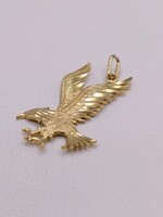  14KT YELLOW GOLD EAGLE PENDANT