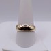  SIZE 10 14KT YELLOW GOLD POLISHED FINISH BAND RING