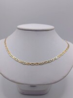  14KT TRI COLOR GOLD 20.5" VALENTINO LINK CHAIN