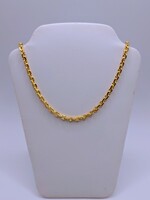  22KT YELLOW GOLD 19" CABLE LINK CHAIN