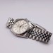 STAINLESS STEEL 1995 ROLEX DATEJUST 36 SILVER STICK DIAL WITH JUBILEE BAND WATCH