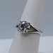  SIZE 7 14KT WHITE GOLD ~2.07 CARAT ROUND BRILLIANT CUT DIAMOND SOLITAIRE RING