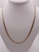  14KT YELLOW GOLD 26.5" CURB LINK CHAIN