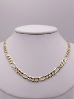  14kt Yellow Gold 26" 5.3mm Figaro Link Chain