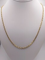  18KT YELLOW GOLD 24" CABLE LINK CHAIN