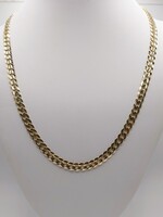  14KT YELLOW GOLD 29" ENDLESS CURB LINK CHAIN