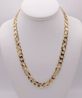  18KT YELLOW GOLD 20" CABLE LINK CHAIN