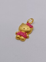  24KT YELLOW GOLD "HELLO KITTY" PENDANT