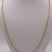  14KT YELLOW GOLD 26.5" ROPE LINK CHAIN