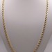  14KT YELLOW GOLD 24" ROPE LINK CHAIN