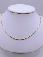  18KT YELLOW GOLD 18" SNAKE LINK CHAIN