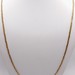 18KT YELLOW GOLD 25" DIAMOND CUT CURB LINK CHAIN