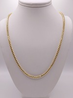  14KT YELLOW GOLD 24" FRANCO LINK CHAIN