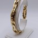  14KT YELLOW GOLD 9" OVAL CURB STYLE LINK BRACELET