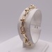  18KT YELLOW GOLD 7" PAPER CLIP LINK BRACELET