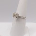 Size 7.5 14kt White Gold ~1.5 Carat Round Brilliant Cut Diamond Solitaire Ring