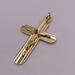  14KT YELLOW GOLD RELIGIOUS CROSS 1 3/4" PENDANT