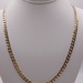  14KT YELLOW GOLD 26" BEVELED CURB LINK CHAIN