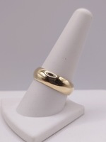  SIZE 10 18KT YELLOW GOLD POLISHED FINISH 6.7mm PLAIN BAND RING