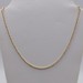  14KT YELLOW GOLD 18" TWISTED WHEAT LINK CHAIN