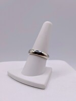  SIZE 9 14KT WHITE GOLD POLISHED FINISH COMFORT BAND RING