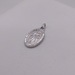  950 PLATINUM OVAL 1" RELIGIOUS MEDAL PENDANT