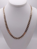  10KT YELLOW GOLD 26" CURB LINK CHAIN