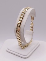  14KT YELLOW GOLD 8.5" CURB LINK BRACELET