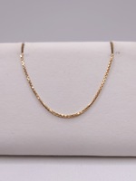  14KT YELLOW GOLD 16" BOX LINK CHAIN