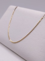  18KT YELLOW GOLD 24" CURB LINK CHAIN