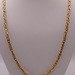  14KT YELLOW GOLD 26.5" HOLLOW BYZANTINE LINK CHAIN