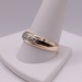  SIZE 11.5 14KT YELLOW GOLD ~.15 TOTAL CARAT WT. DIAMOND ACCENT BAND RING