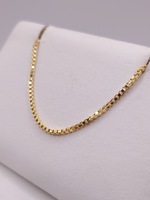  14KT YELLOW GOLD 18" BOX LINK CHAIN
