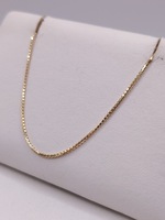  14KT YELLOW GOLD 24" BOX LINK CHAIN