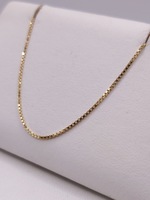  14KT YELLOW GOLD 16" BOX LINK CHAIN