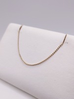  14KT YELLOW GOLD 25.5" CURB LINK CHAIN