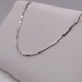  14KT WHITE GOLD 24" HEART TOGGLE ADJUSTABLE BOX LINK CHAIN
