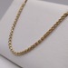  14KT YELLOW GOLD 22" WHEAT LINK CHAIN