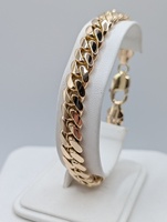  14KT YELLOW GOLD 8" CUBAN LINK BRACELET