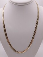  10KT YELLOW GOLD 22" CURB LINK CHAIN