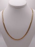  10KT YELLOW GOLD 24" CUBAN LINK CHAIN
