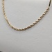  14KT YELLOW GOLD 20" ROPE LINK CHAIN