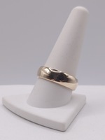 SIZE 10 14KT YELLOW GOLD POLISHED FINISH COMFORT FIT PLAIN BAND RING