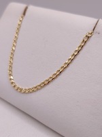  18KT YELLOW GOLD 23.5" CURB LINK CHAIN